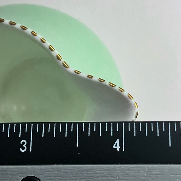 Vintage WEDGWOOD APRIL GREEN Cream & Sugar Set / 1950s ENGLISH BONE CHINA / Rare - Picture 9 of 16